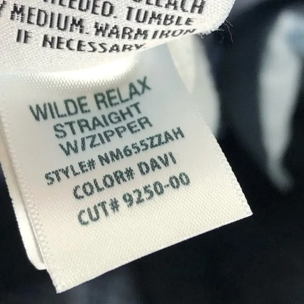HUDSON Men's Jeans Wilde‎ Relax Straight Leg 29 Dark Wash